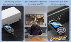 2-in-1 Bluetooth V5.0 Audio Transmitter & Receiver -Computer Accessories Store photo1604384606