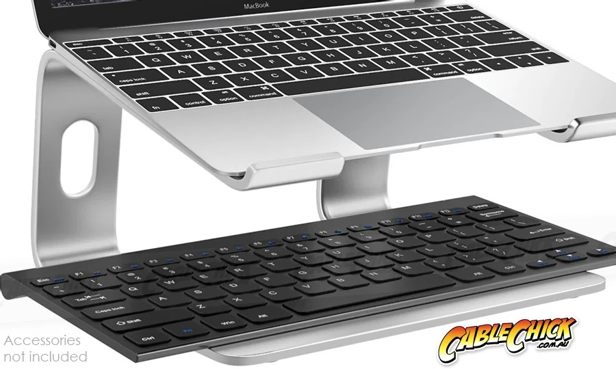 Premium Aluminium Laptop Stand (15cm Laptop Riser) 5 Premium Aluminium Laptop Stand (15cm Laptop Riser) - Image 3