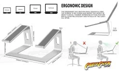 Premium Aluminium Laptop Stand (15cm Laptop Riser) 13 Premium Aluminium Laptop Stand (15cm Laptop Riser) -Computer Accessories Store photo1666226428