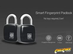 Heavy-Duty IP65 Waterproof Smart Fingerprint Padlock - Rechargeable (Black) 13 Heavy-Duty IP65 Waterproof Smart Fingerprint Padlock - Rechargeable (Black) -Computer Accessories Store photo1671677440
