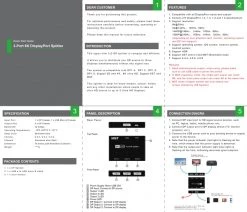 8K DisplayPort 3-Way Splitter Hub - MST Hub (Extend & Mirror) 11 8K DisplayPort 3-Way Splitter Hub - MST Hub (Extend & Mirror) -Computer Accessories Store photo1671776492