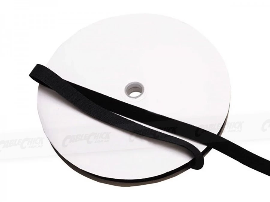 10m Reel Of Hook-and-Loop Cable Tie - Black 4 10m Reel Of Hook-and-Loop Cable Tie - Black - Image 2