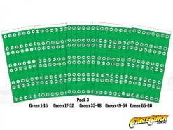 Avencore Tiger Tags 160 Numbered Cable Labels (Green) -Computer Accessories Store photo1677457961
