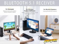 USB BlueTooth V5.1 Dongle Adapter (Windows PC) -Computer Accessories Store photo1685621816