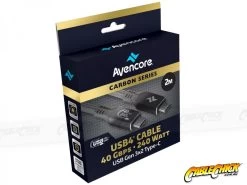 1m Avencore Carbon Series USB4 240W Cable (40Gbps, 48V/5A, 8K/60Hz) -Computer Accessories Store photo1696893114