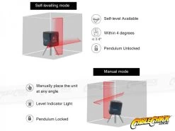 Durable Cross Line Laser Level (Self-Leveling & Locked Mode) -Computer Accessories Store photo1699408013