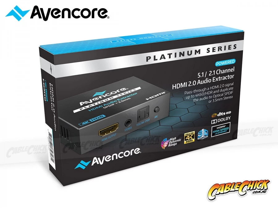 Avencore Platinum Series HDMI Audio Extractor (2.0CH / 5.1CH HDMI Audio Extractor) 6 Avencore Platinum Series HDMI Audio Extractor (2.0CH / 5.1CH HDMI Audio Extractor) - Image 4