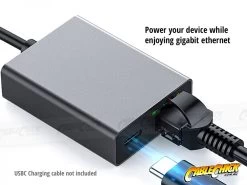 USB-C To RJ45 Ethernet Gigabit Network Adapter With 60W PD -Computer Accessories Store photo1702424574