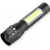 Powerful Compact LED Torch With Flood Lamp (USB Rechargeable) 1 Powerful Compact LED Torch With Flood Lamp (USB Rechargeable) -Computer Accessories Store powerful compact led torch