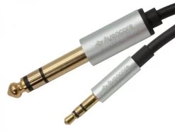 1m Avencore Crystal Series 3.5mm To 6.5mm Stereo Audio Cable