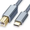 Premium 1m USB-C Printer Cable (USB-C To USB 2.0 Type-B Cable) -Computer Accessories Store premium 1m usb c printer