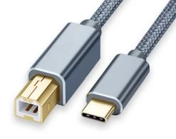 Premium 1m USB-C Printer Cable (USB-C To USB 2.0 Type-B Cable)