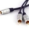 Pro Series 3m 1 RCA To 2 RCA Subwoofer Y-Cable -Computer Accessories Store pro series 3m 1 rca to 2 rca