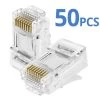 RJ45 8P8C Plug Crimp Terminals (50-Pack) 2 RJ45 8P8C Plug Crimp Terminals (50-Pack) -Computer Accessories Store rj45 8p8c plug crimp