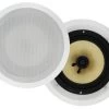 Round 8" Pair Of Wall / Ceiling Mounted Speakers - 150w Kevlar Drivers -Computer Accessories Store round 8quot pair of wall