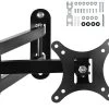 Articulated Monitor Wall Mount - 10Kg (Single-Stud Mount VESA 75-100) -Computer Accessories Store single arm dual pivot monitor