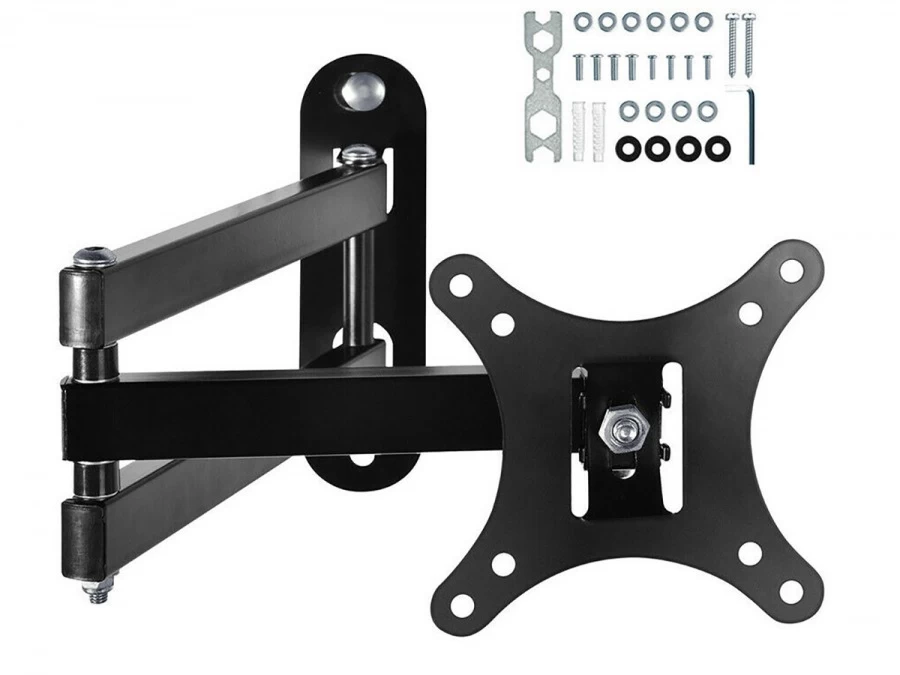 Articulated Monitor Wall Mount - 10Kg (Single-Stud Mount VESA 75-100) 3 Articulated Monitor Wall Mount - 10Kg (Single-Stud Mount VESA 75-100)