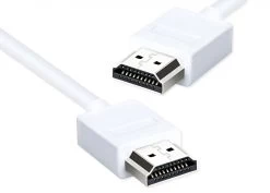 Ultra-Thin 2m HDMI Cable - White (HDMI V2.0 High Speed With Ethernet)