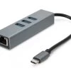 USB 3.1 Type-C 3-Port Hub + Gigabit Ethernet Network Adapter -Computer Accessories Store usb 31 type c 3 port hub