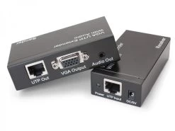 VGA 1x2 Splitter & Extender Over Ethernet (VGA Balun)